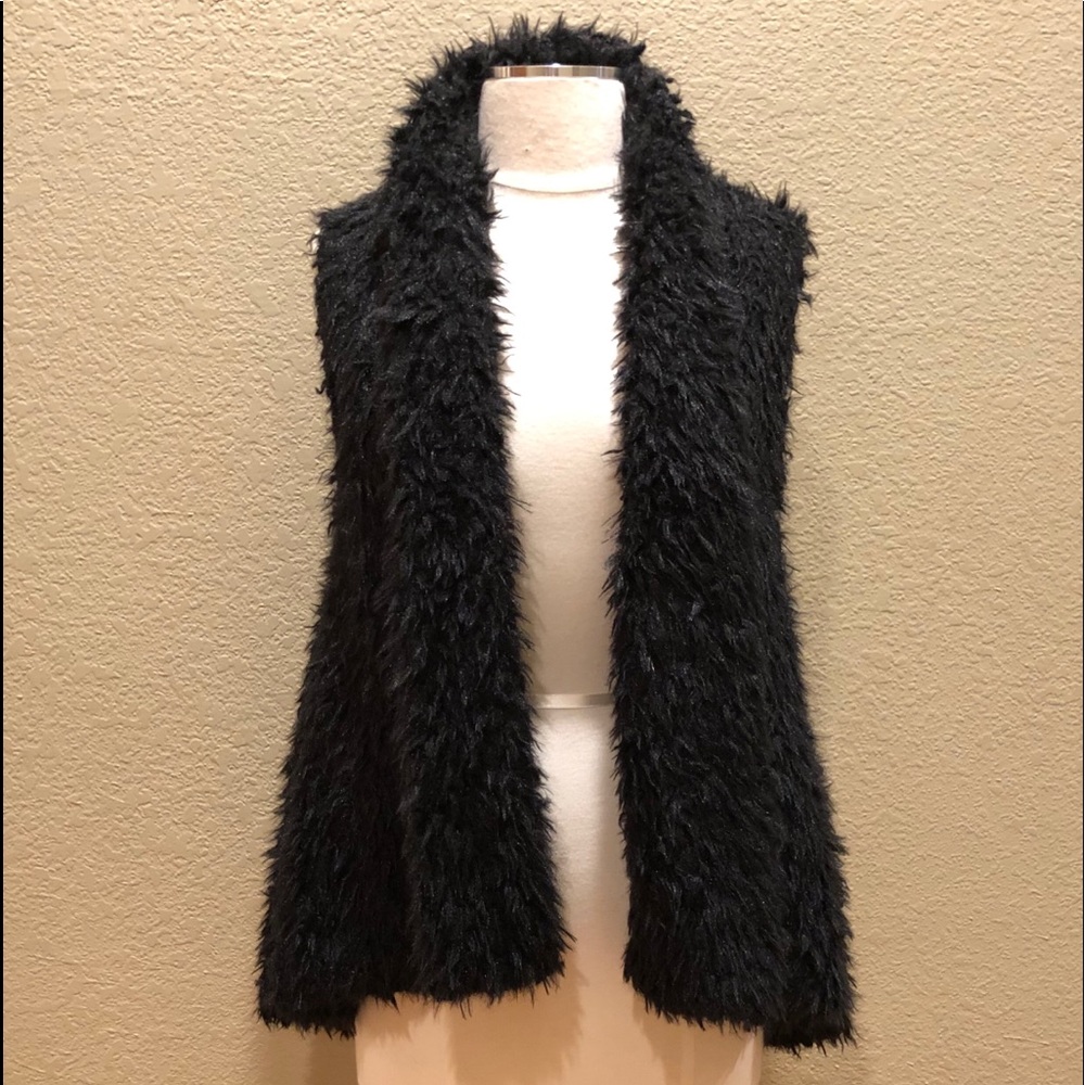 Faux fur vest